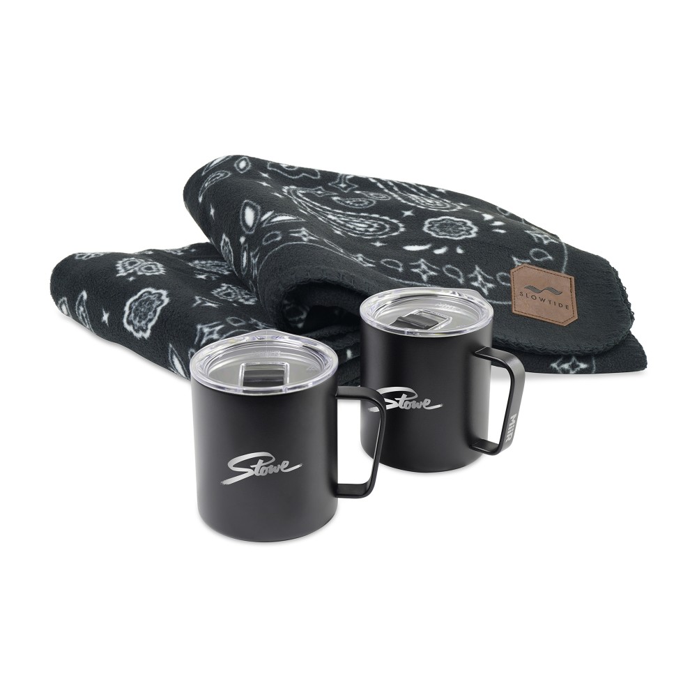 Personalized Wrapped Up and Cozy - Black Powder Personalized Wrapped Up and Cozy - Black Powder