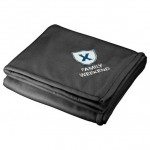 Fleece-Sherpa Blanket with Logo