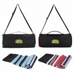 Good Value Shoulder Strap Picnic Blanket Logo Branded