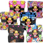 50 X 60 Velvet Fleece Emoji Throw - Assorted Custom Embroidered