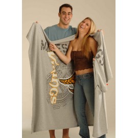 54" x 84", Oversized Sweatshirt Blanket (Screen Print) - Call for pricing with Logo