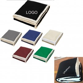 Custom Sherpa Fleece Blanket  Custom Sherpa Fleece Blanket