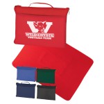 Fleece Travel Blanket with Logo