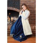 Plush Comforter Throw Eembroidered) with Logo