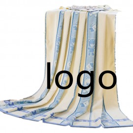 Warm Keeping Blanket Towel with Logo