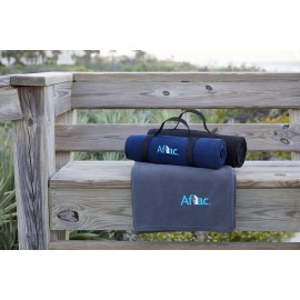 RPET Premium Fleece Blanket (Embroidery) with Logo