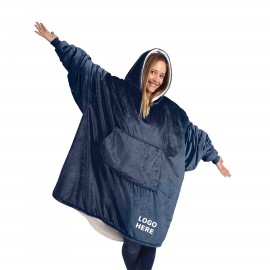Wearable Blanket Hoodie with Logo