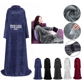 Custom Long Sleeves Wearable Blanket