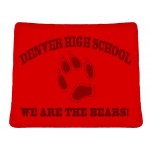 50"X60" Premium Fleece Blanket (Full Laser Imprint) Custom Embroidered