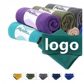 Customized Roll Up Fleece Blanket