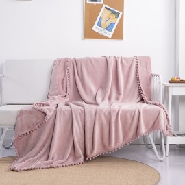 Promotional Large Flannel Fabric Fleece Blanket