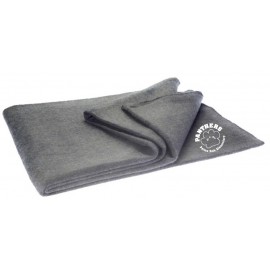Personalized 60"x 80"/3 Lbs Gray Wool Blanket weighing (60-70% Wool) In Zippered Bag