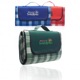 Covington Stock Roll Up Picnic Blankets with Logo