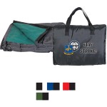 Customized Oversized Reversible Fleece Blanket w/Carry Tote Bag