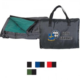 Customized Oversized Reversible Fleece Blanket w/Carry Tote Bag  Customized Oversized Reversible Fleece Blanket w/Carry Tote Bag
