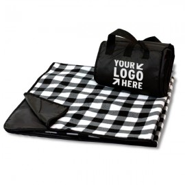 Plaid Picnic Blanket Custom Imprinted