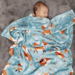 Customized Tahoe Microfleece Baby Blankets
