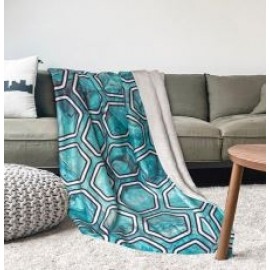 Pixel Fleece Blanket (50"x60") with Logo  Pixel Fleece Blanket (50"x60") with Logo