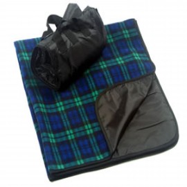 Picnic Blanket Blackwatch Plaid (50"X60") with Logo