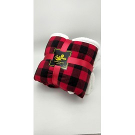 Logo Branded Sherpa Fleece Blanket