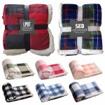 Promotional Blankets with Sherpa Reverse