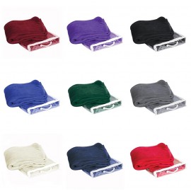 Micro Plush Fleece Blanket with Logo