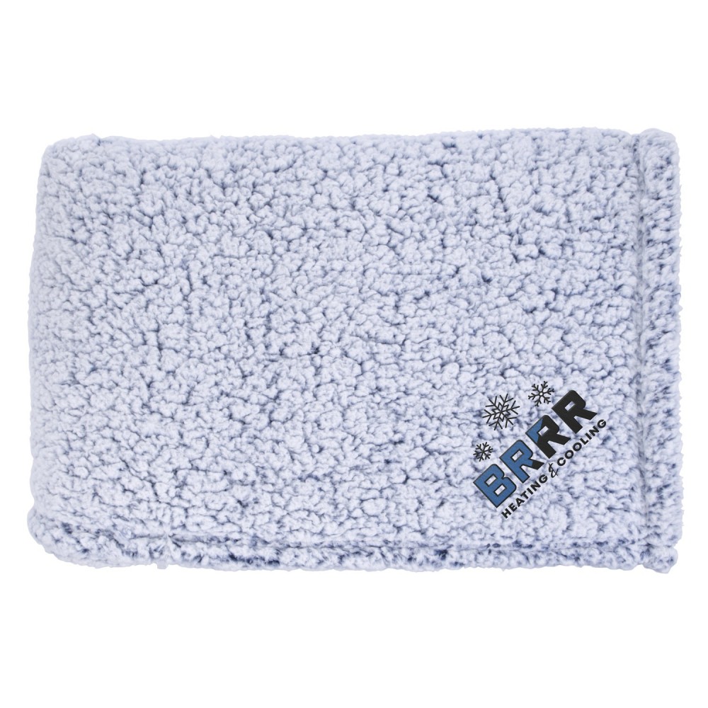 Promotional Frosted Soft Sherpa Blanket