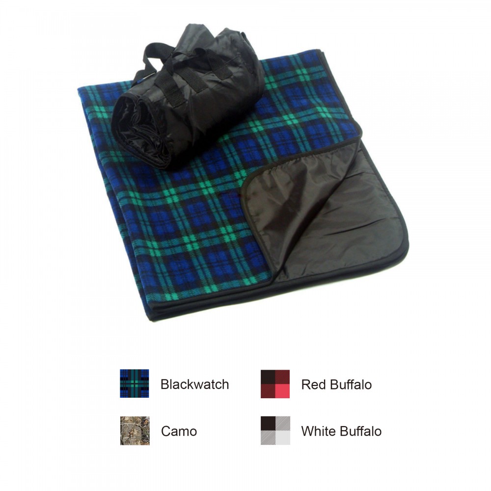 Polyester Folding Fleece Carrying Blanket Logo Branded Polyester Folding Fleece Carrying Blanket Logo Branded