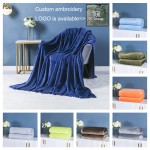 Customized Custom Coral Velvet Blanket Or Flannel Throw Blanket 39"x59"