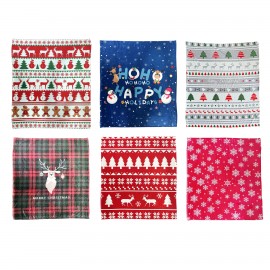 Christmas Flannel Fleece Blanket with Logo  Christmas Flannel Fleece Blanket with Logo