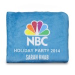 Full-Color Plush Blanket with Logo