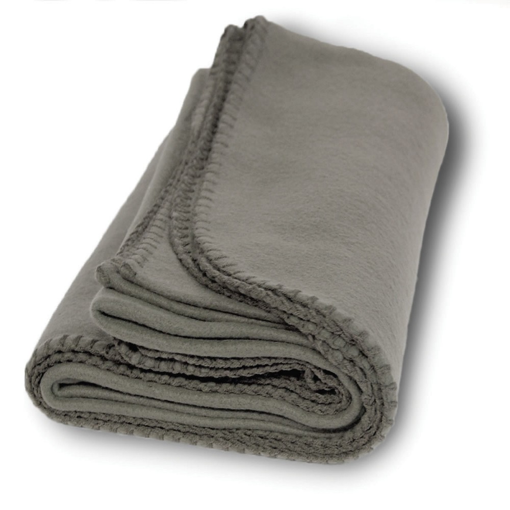 Promo Blanket Cinder Gray (50"X60") with Logo