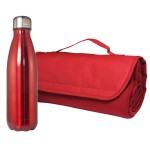 Blanket & Bottle Set with Logo