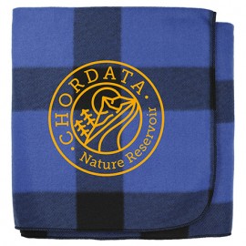 Promotional Buffalo Plaid Fleece Blanket