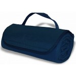 Roll Up Blanket -- Navy w/1-color imprint with Logo