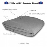Custom Imprinted Alpine Fleece Sweatshirt Oversized Blanket