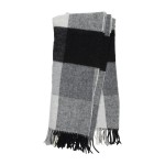 Yorkshire Plaid Wool Blanket (Embroidered) with Logo
