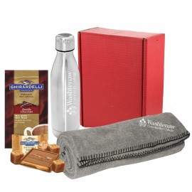 Promotional Mailer Box with Blanket, Bottle and Cocoa