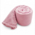 Custom Embroidered Baby Cloud Mink Touch Baby Blanket - Baby Pink