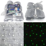 Glow In The Dark Throw Blanket with Logo