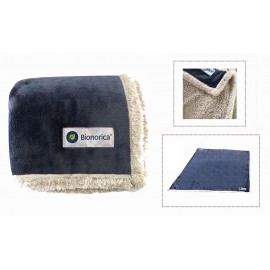 Warm Comfy Sherpa Blanket with Logo  Warm Comfy Sherpa Blanket with Logo