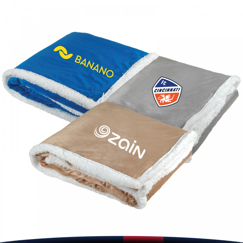 Callen Sherpa Blankets with Logo