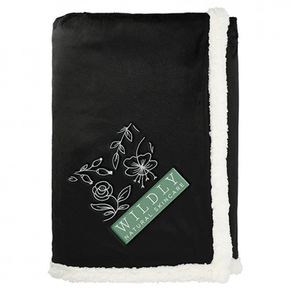 Personalized Field & Co. 100% Recycled PET Sherpa Blanket