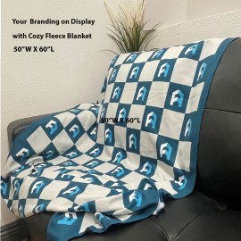 Logo Branded Fleece Blanket(Large)  Logo Branded Fleece Blanket(Large)