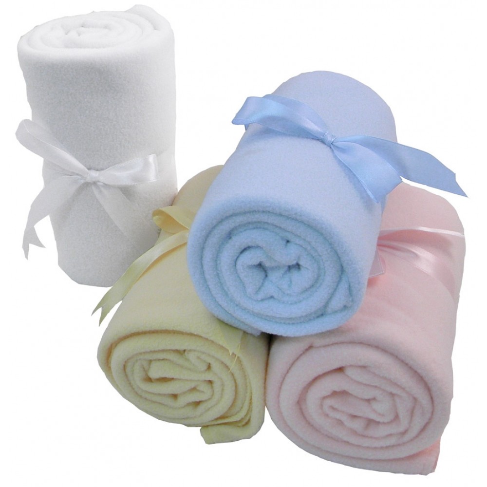 Fleece Baby Blanket with Logo Fleece Baby Blanket with Logo