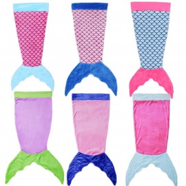 Customized Kids Shark Tail Sleep Fleece Blanket