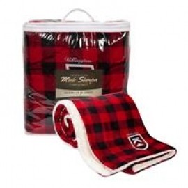 Micro Soft Touch Sherpa Blanket with Logo