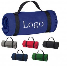 Travel Blanket/Polar Fleece Blanket with Logo