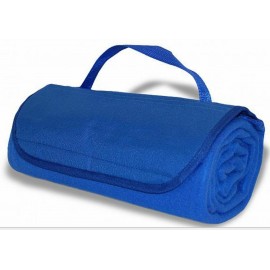 Personalized Roll Up Blanket -- Royal Blue w/1-color imprint  Personalized Roll Up Blanket -- Royal Blue w/1-color imprint