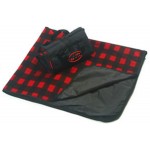 Red Buffalo Plaid Picnic Blanket (Imprinted) with Logo